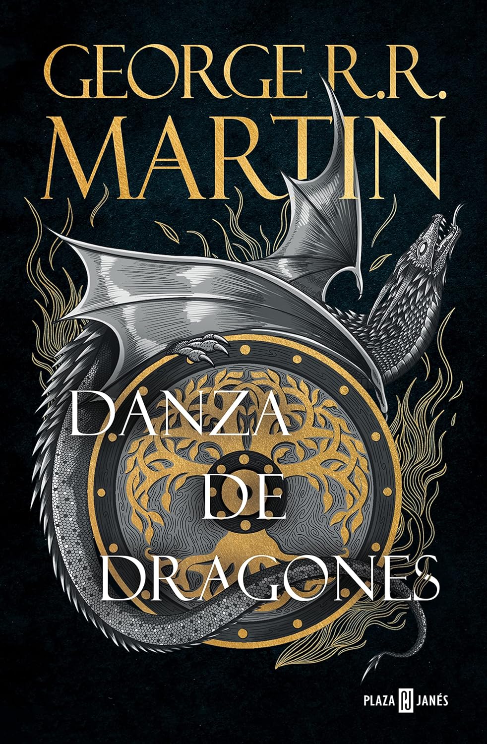 Portada de Danza de dragones de George R. R. Martin – Lista: Reseña completa de los libros publicados de 'Canción de Hielo y Fuego' – Opiniones y análisis