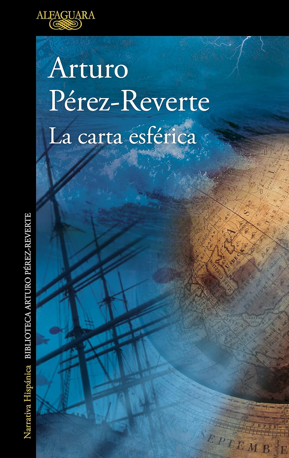 Portada de La carta esférica de Arturo Pérez-Reverte – Lista: Los 10 mejores libros de Arturo Pérez-Reverte en 2025