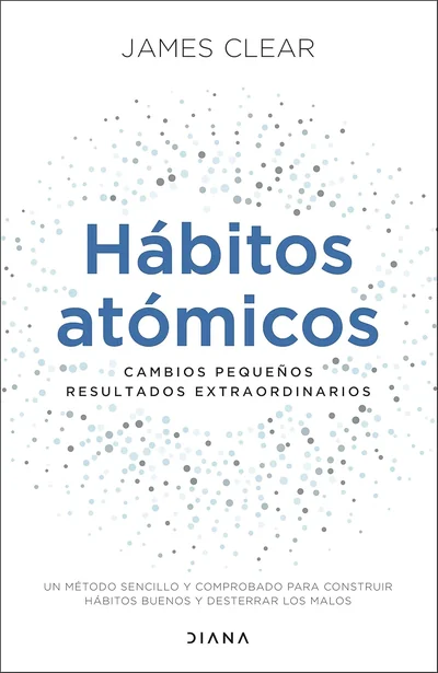 Portada de Hábitos atómicos de James Clear – Lista: 6 libros de desarrollo personal más vendidos en Amazon en 2025