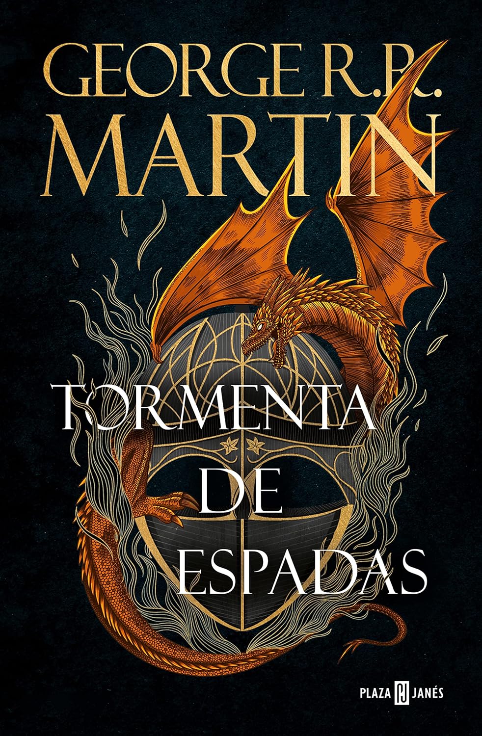 Portada de Tormenta de espadas de George R. R. Martin – Lista: Reseña completa de los libros publicados de 'Canción de Hielo y Fuego' – Opiniones y análisis